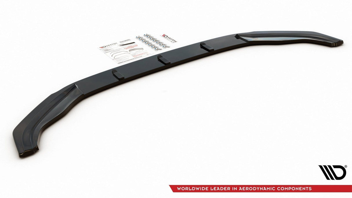 Maxton Design Gloss Black Front Splitter | Volkswagen Mk7 Golf R