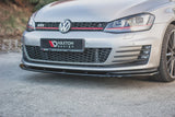 Maxton Design Gloss Black Front Splitter V1 | Volkswagen Mk7 GTI