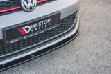 Maxton Design Gloss Black Front Splitter V1 | Volkswagen Mk7 GTI