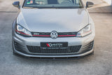 Maxton Design Gloss Black Front Splitter V1 | Volkswagen Mk7 GTI