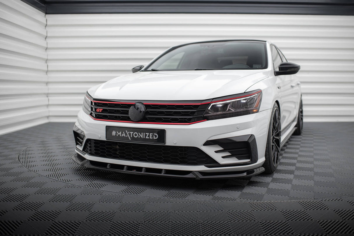 Maxton Design Front Splitter V.1 Volkswagen Passat GT