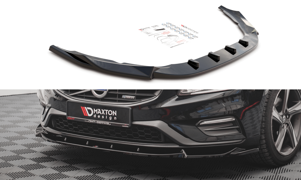 Maxton Design Front Splitter V.1 Volvo S60 R-Design Mk2 Facelift