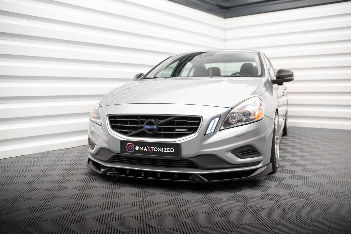 Maxton Design Front Splitter V.1 Volvo S60 R-Design Mk2