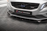 Maxton Design Front Splitter V.1 Volvo S60 R-Design Mk2