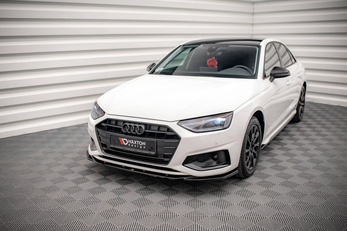 Maxton Design Front Splitter V.2 Audi A4 B9 Facelift (Standard)