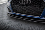 Maxton Design Front Splitter V.2 Audi S4 / A4 S-Line (Us My2019)