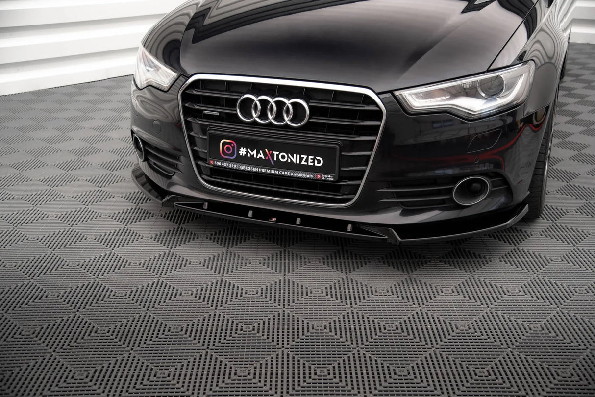 Maxton Design Front Splitter V.2 - Audi C7 A6