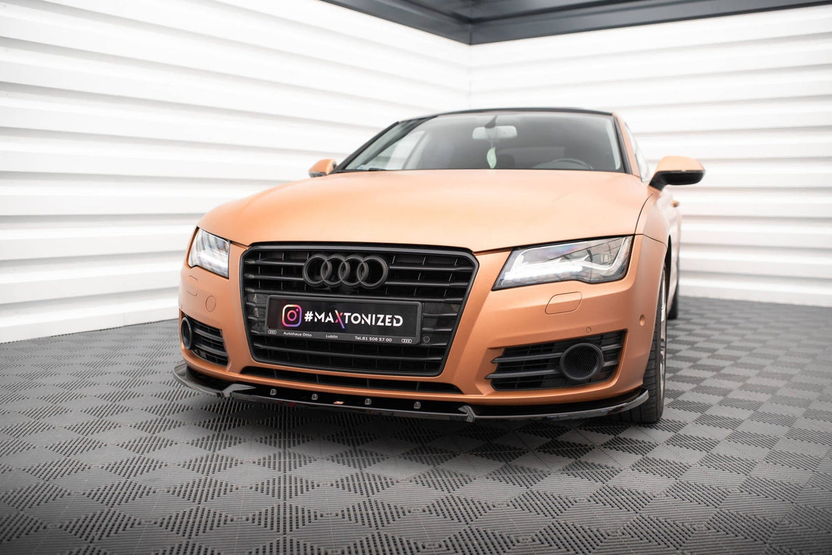 Maxton Design Front Splitter V.2 - Audi A7 C7