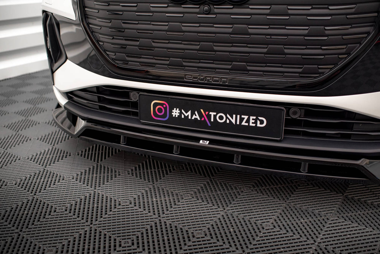 Maxton Design Front Splitter V.2 Audi Q4 E-Tron Sportback Mk1