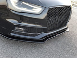 Maxton Design Front Splitter V.2 Audi S4 / A4 S-Line B8 FL