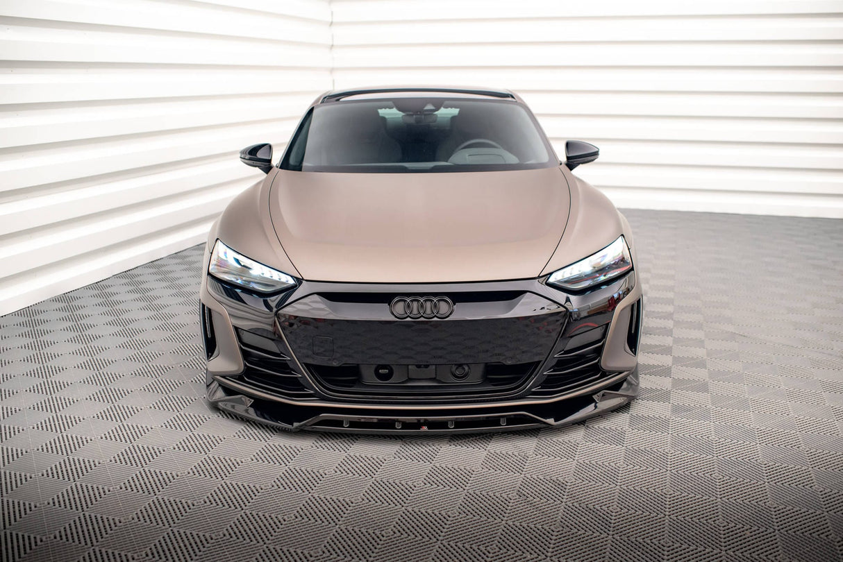 Maxton Design Front Splitter V.2 Audi E-Tron GT / Rs GT Mk1