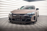 Maxton Design Front Splitter V.2 Audi E-Tron GT / Rs GT Mk1