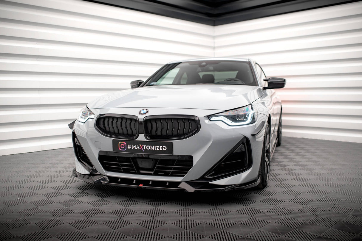 Maxton Design Front Splitter V.2 BMW 2 Coupe M-Pack / M240I G42