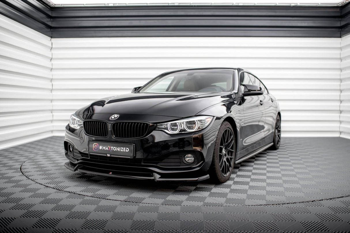 Maxton Design Front Splitter V.2 BMW 4 Coupe / Gran Coupe / Cabrio F32 / F36 / F33