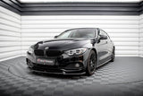 Maxton Design Front Splitter V.2 BMW 4 Coupe / Gran Coupe / Cabrio F32 / F36 / F33