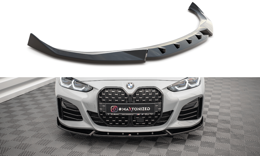 Maxton Design Front Splitter V.2 BMW 4 / I4 Gran Coupe M-Pack G26
