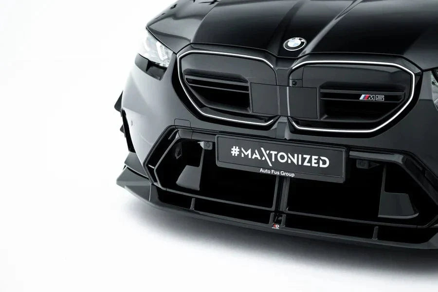 Maxton Design Front Splitter v.2 (Gloss Black) - BMW / G90 / G99 / M5 / M5 Touring