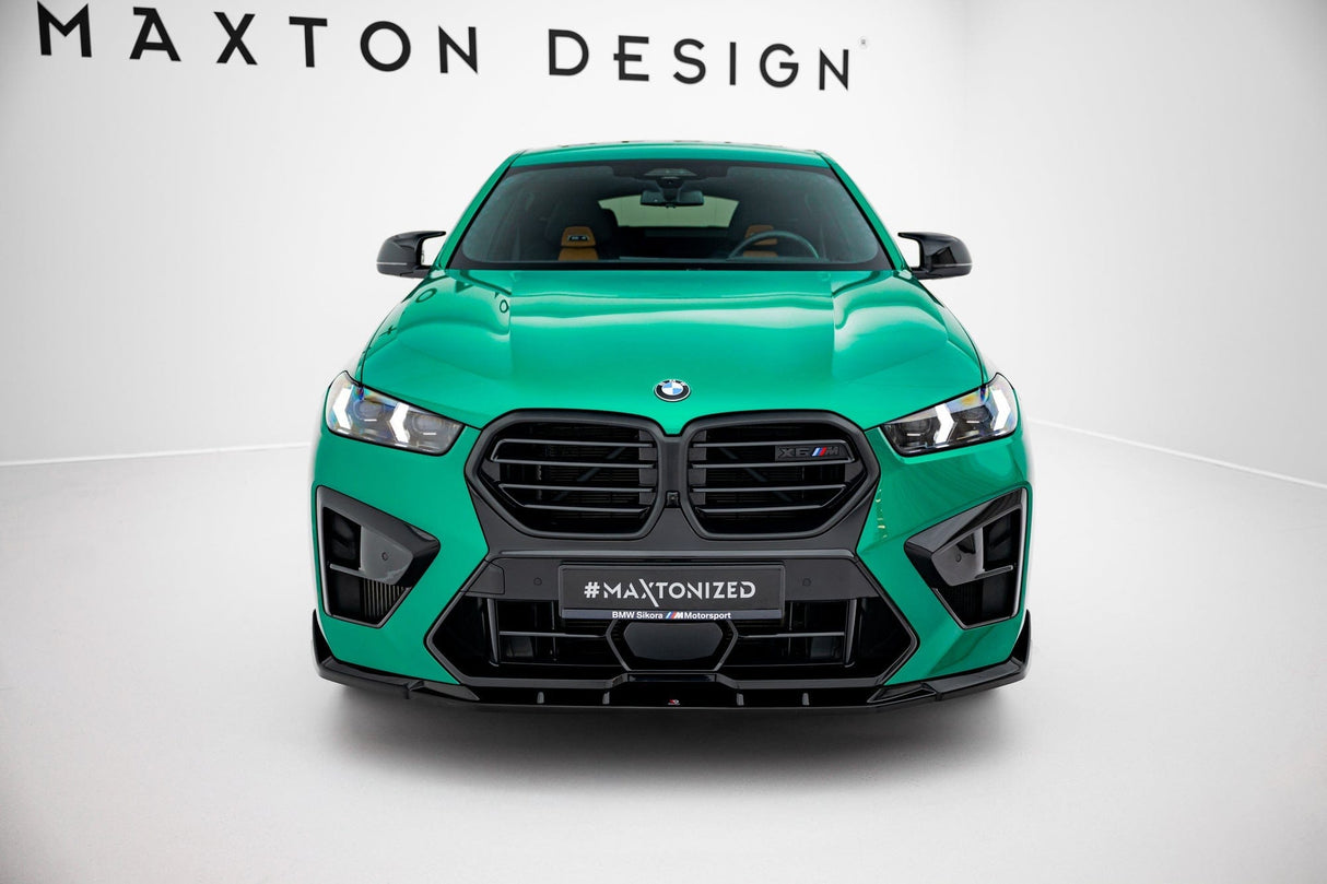 Maxton Design Front Splitter V.2 BMW X6 M F96 Facelift