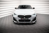 Maxton Design Front Splitter V.2 + Flaps BMW 2 Coupe M-Pack / M240I G42