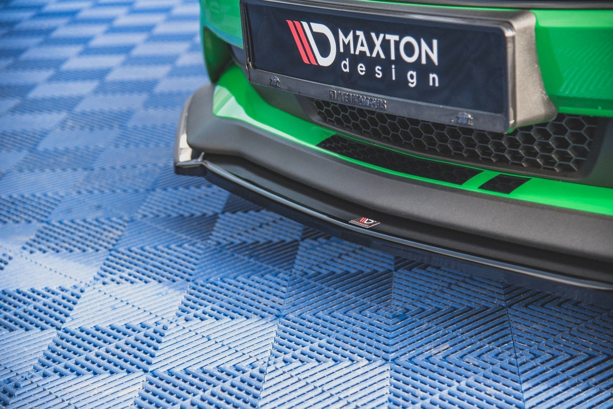 Maxton Design Front Splitter V.2 + Flaps Ford Mustang GT MK6 Facelift