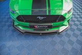 Maxton Design Front Splitter V.2 + Flaps Ford Mustang GT MK6 Facelift