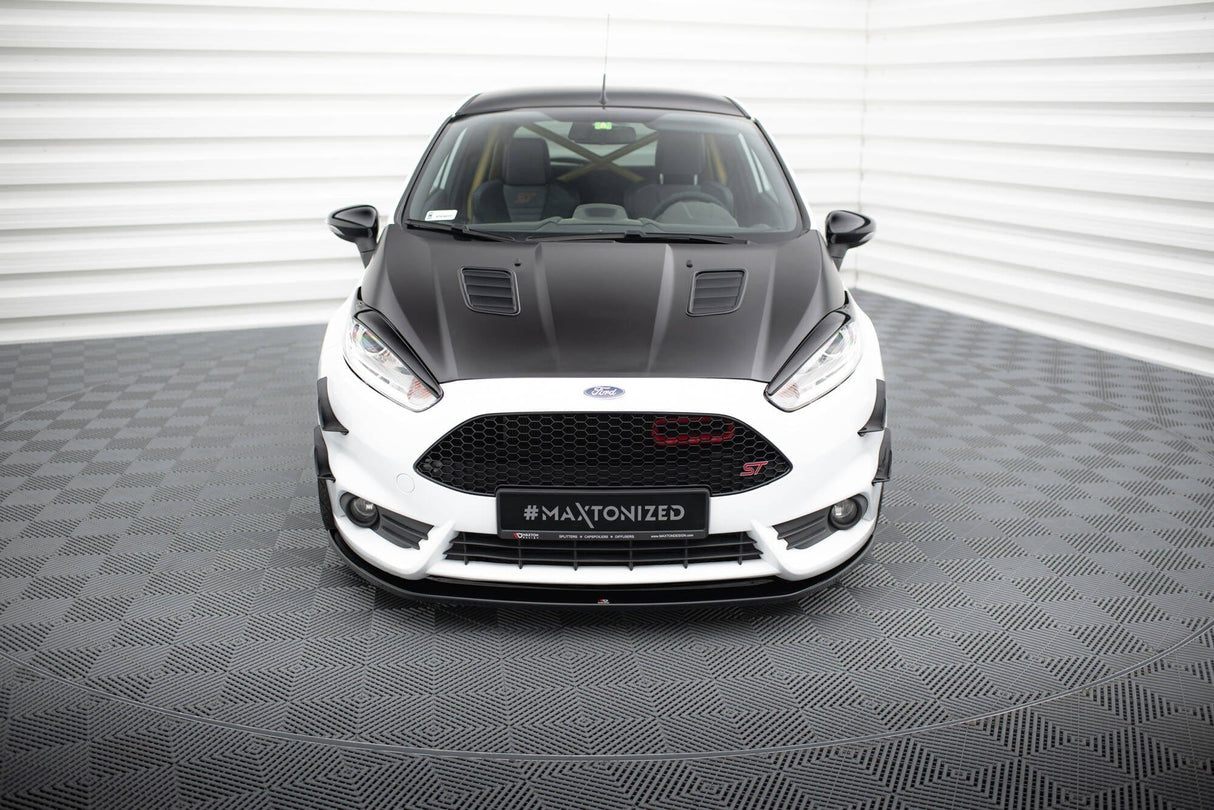 Maxton Design Front Splitter V.2 Ford Fiesta St MK7 Fl