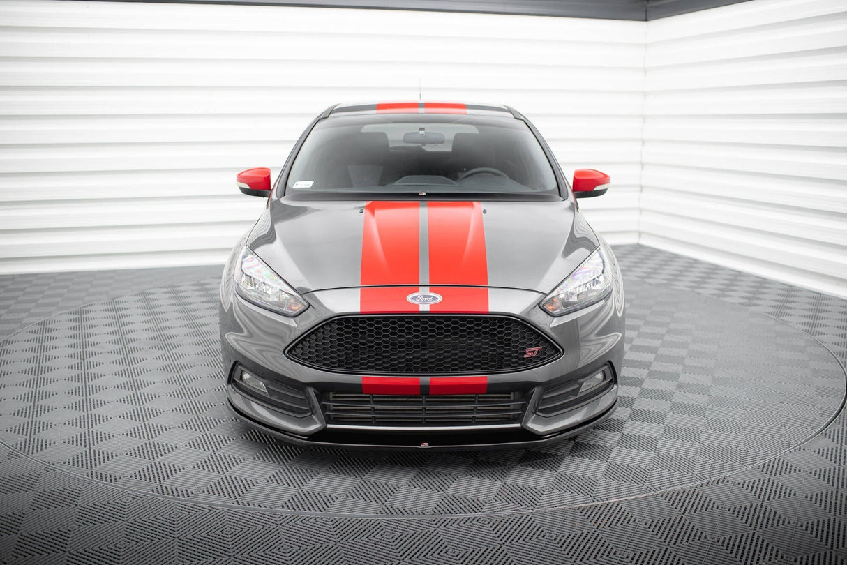 Maxton Design Front Splitter V.2 Ford Focus St MK3 Fl