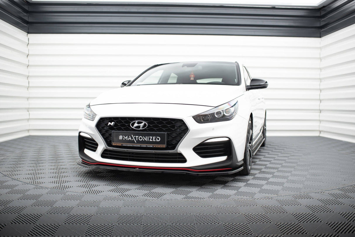 Maxton Design Front Splitter V.2 - Hyundai I30 N (Elantra Gt) Mk3 Hatchback / Fastback