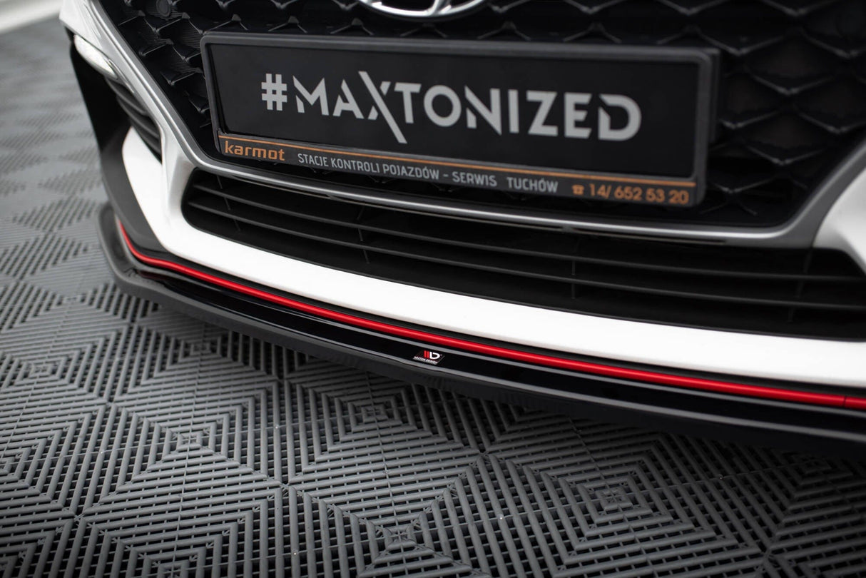Maxton Design Front Splitter V.2 - Hyundai I30 N (Elantra Gt) Mk3 Hatchback / Fastback