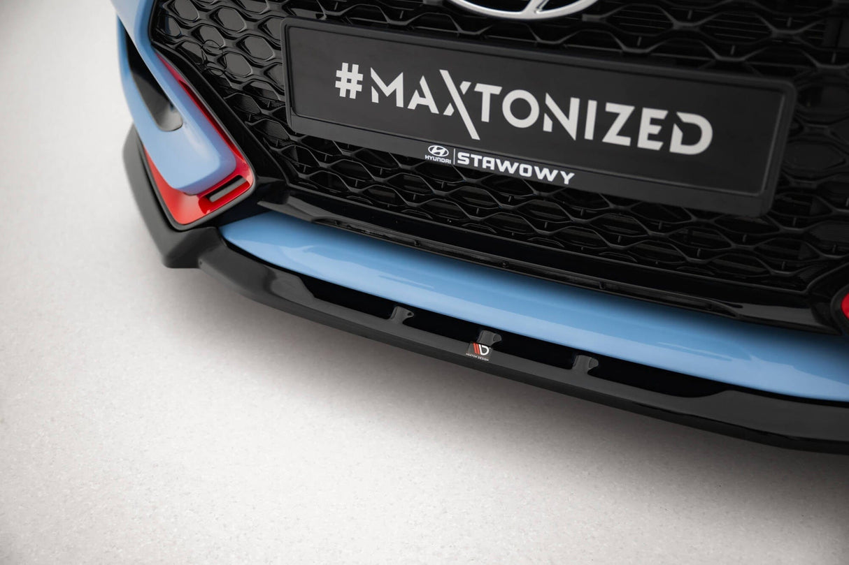 Maxton Design Front Splitter V.2 Hyundai Veloster N MK2