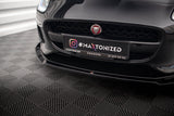 Maxton Design Front Splitter V.2 Jaguar F-Type MK1 Facelift