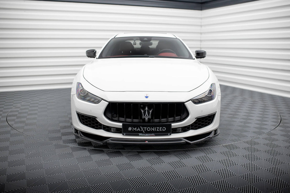 Maxton Design Front Splitter V.2 Maserati Ghibli MK3 Facelift