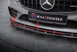 Maxton Design Front Splitter V.1 Mercedes-AMG C43 Coupe / Sedan C205 / W205 Facelift