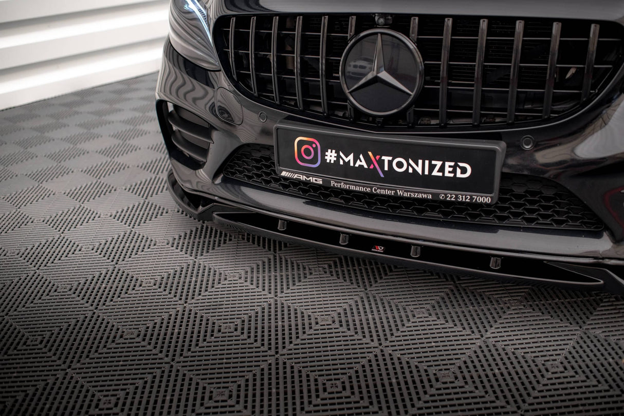 Maxton Design Front Splitter V.2 Mercedes-Benz C AMG Line / Coupe W205 / C205 Facelift