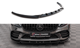 Maxton Design Front Splitter V.2 Mercedes-Benz C AMG Line / Coupe W205 / C205 Facelift