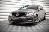 Maxton Design Front Splitter V.2 Mercedes-Benz C Coupe AMG-Line C204