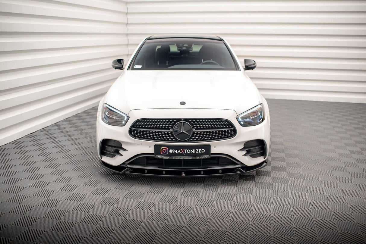 Maxton Design Front Splitter V.2 - Mercedes Benz / E AMG Line / W213 Facelift