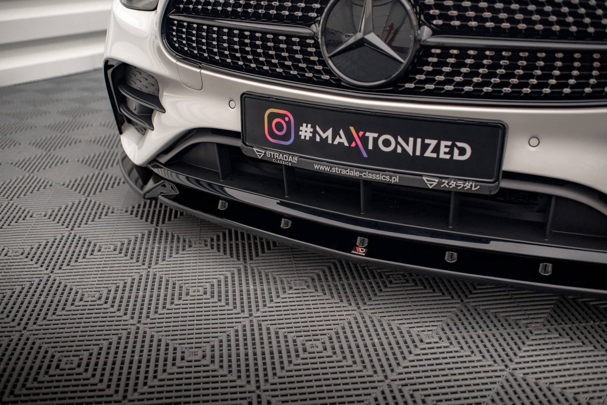 Maxton Design Front Splitter V.2 - Mercedes Benz / E AMG Line / W213 Facelift