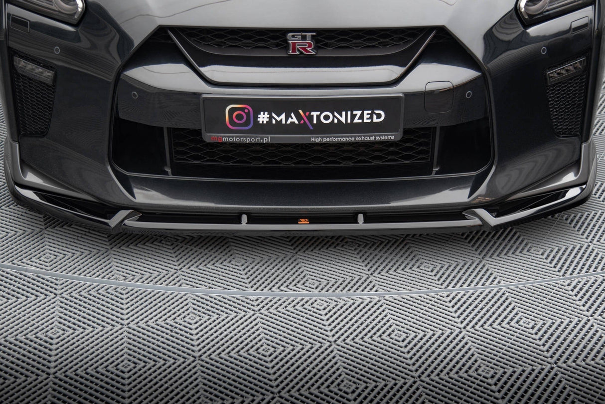 Maxton Design Front Splitter V.2 Nissan Gtr R35 Facelift