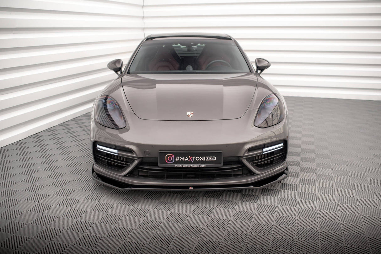 Maxton Design Front Splitter V.2 Porsche Panamera Turbo S E-Hybrid 971