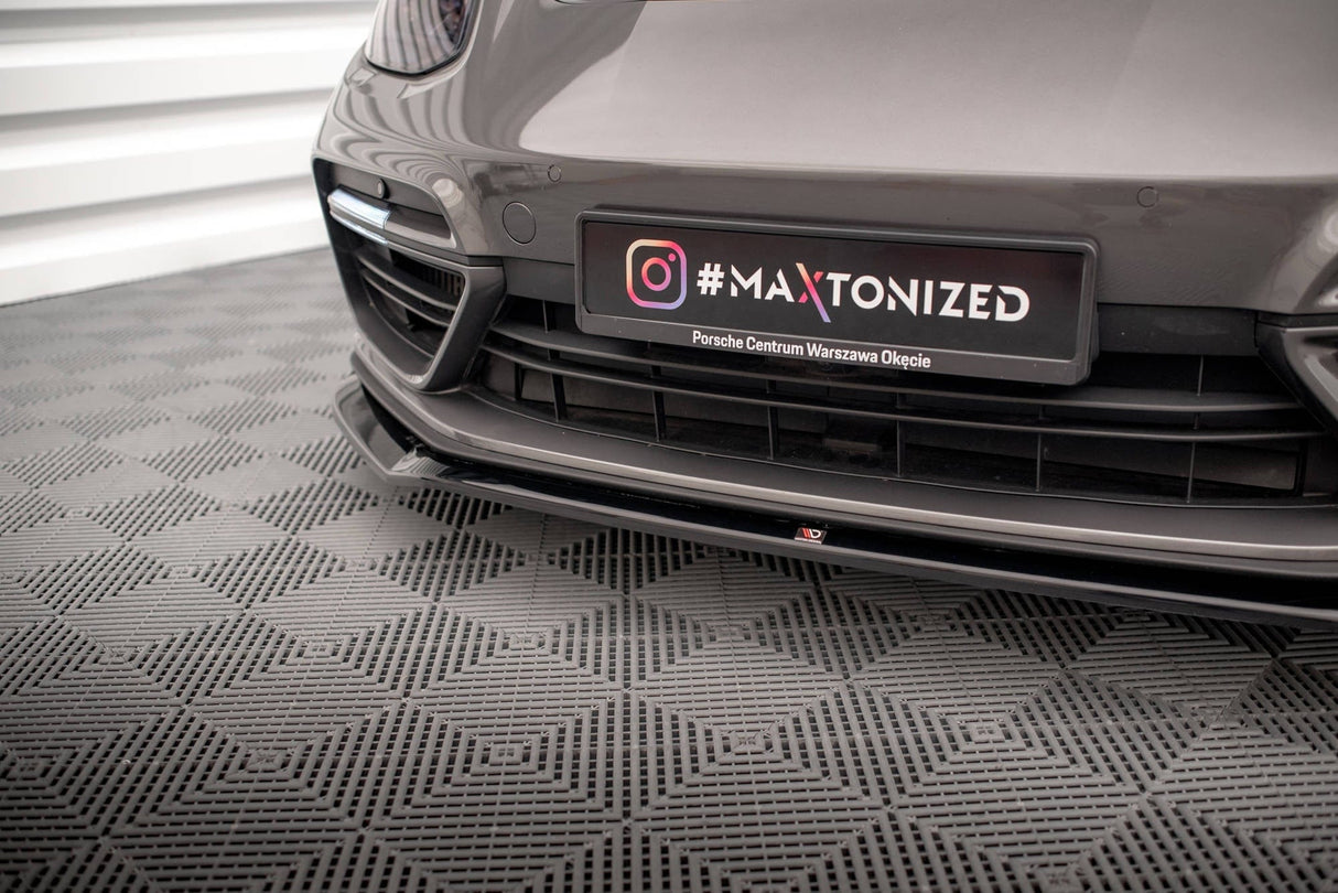 Maxton Design Front Splitter V.2 Porsche Panamera Turbo S E-Hybrid 971