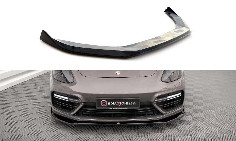 Maxton Design Front Splitter V.2 Porsche Panamera Turbo S E-Hybrid 971