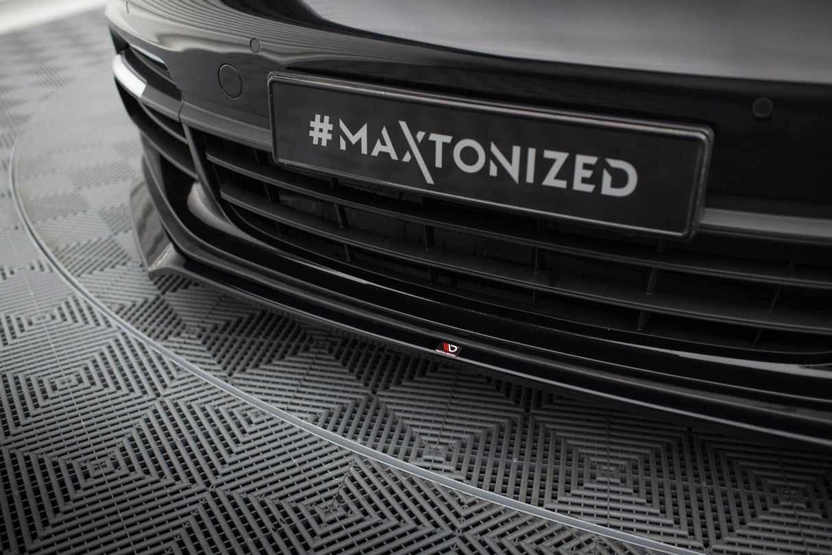 Maxton Design Front Splitter V.2 Porsche Panamera E-Hybrid 971
