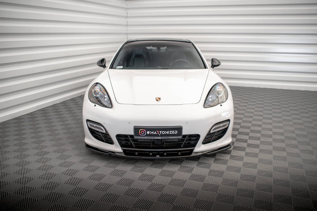 Maxton Design Front Splitter V.2 - Porsche Panamera Turbo 970