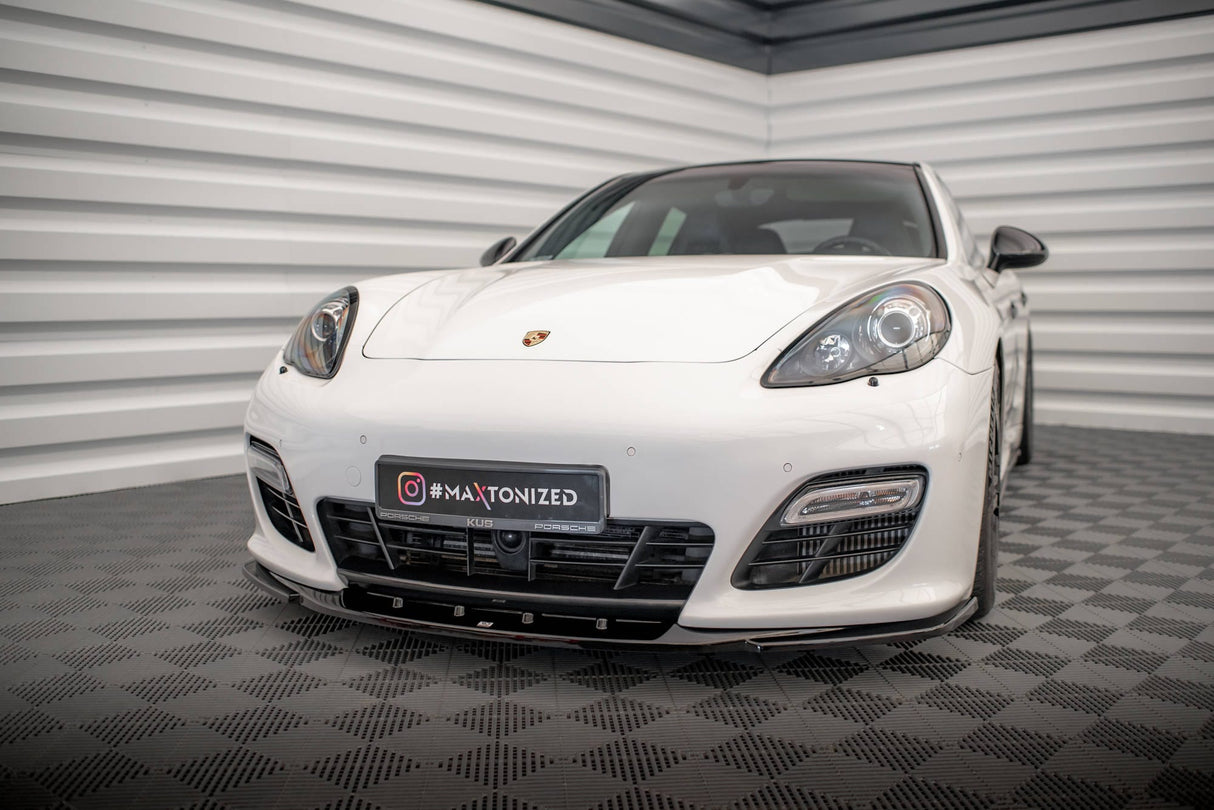 Maxton Design Front Splitter V.2 - Porsche Panamera Turbo 970