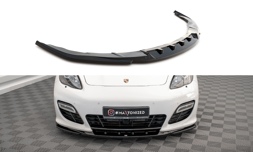 Maxton Design Front Splitter V.2 - Porsche Panamera Turbo 970