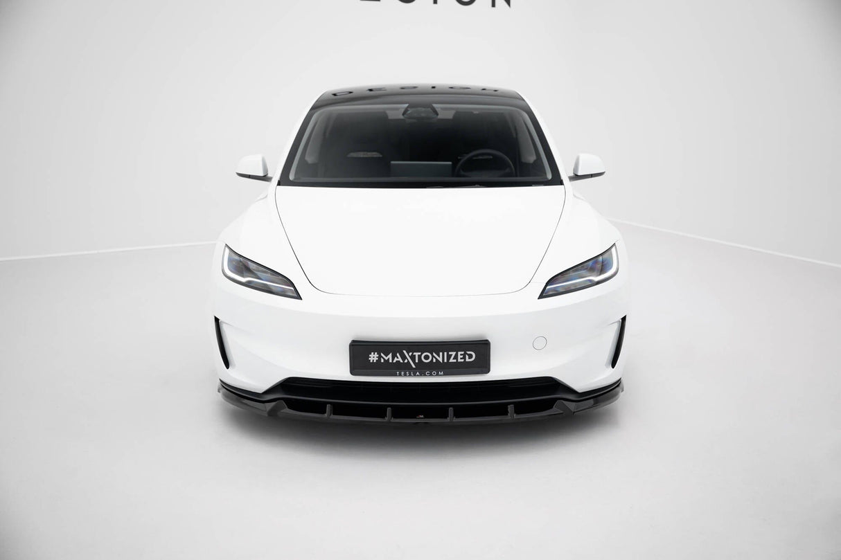Maxton Design Front Splitter V.2 Tesla Model 3 Performance MK1 Facelift