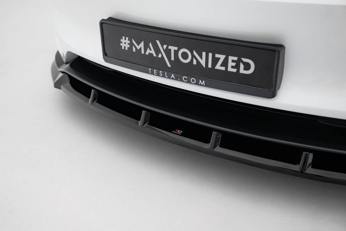 Maxton Design Front Splitter V.2 Tesla Model 3 Performance MK1 Facelift