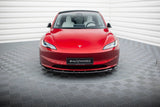 Maxton Design Front Splitter V.2 Tesla Model 3 Project Highland (Facelift)