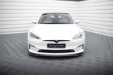 Maxton Design Front Splitter V.2 Tesla Model S Plaid MK1 Facelift